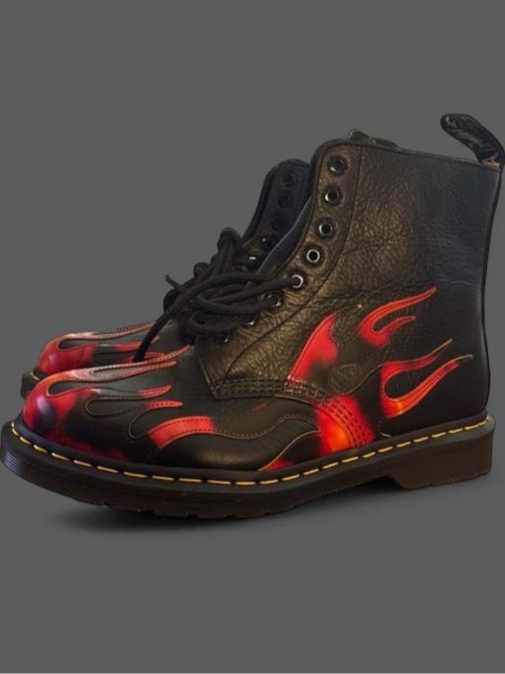 Dr. Martens 1460 Pascal Flame Arcadia Leather Boots Size8